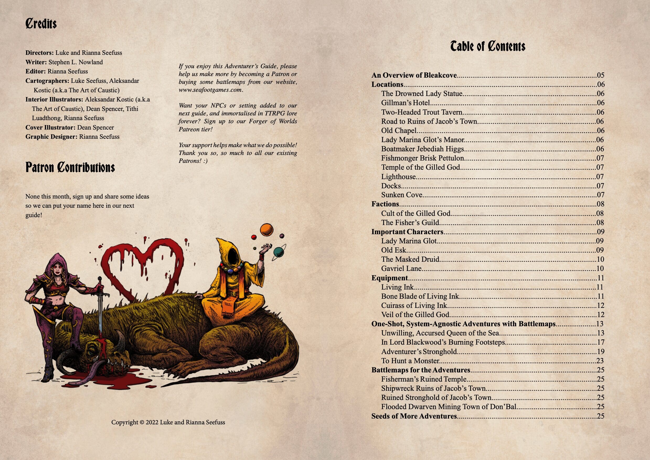 Bleakcove Campaign Sourcebook with Foundry VTT Ready & Printable DnD Battlemaps (System Agnostic) - Image 3