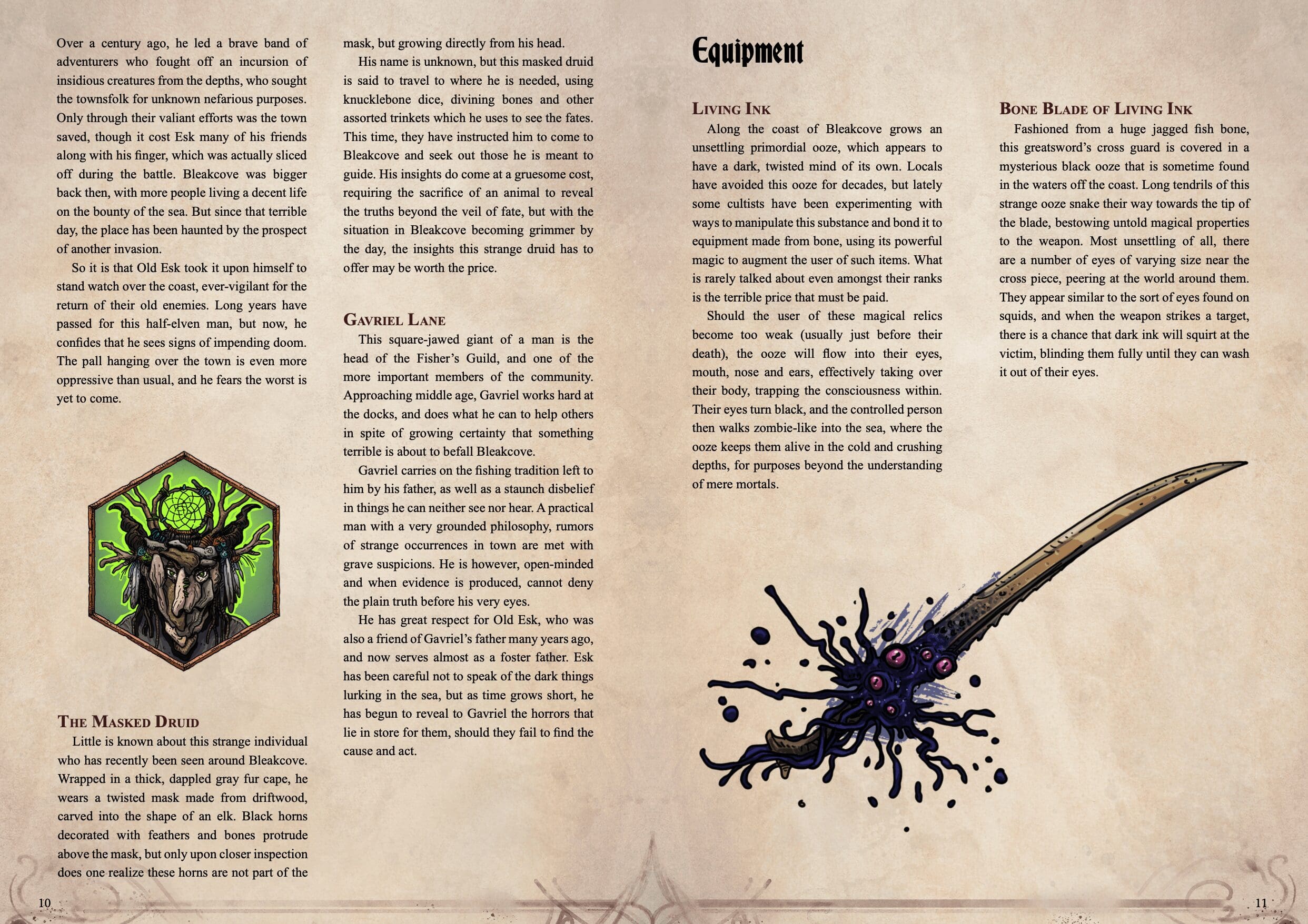 Bleakcove Campaign Sourcebook with Foundry VTT Ready & Printable DnD Battlemaps (System Agnostic) - Image 5