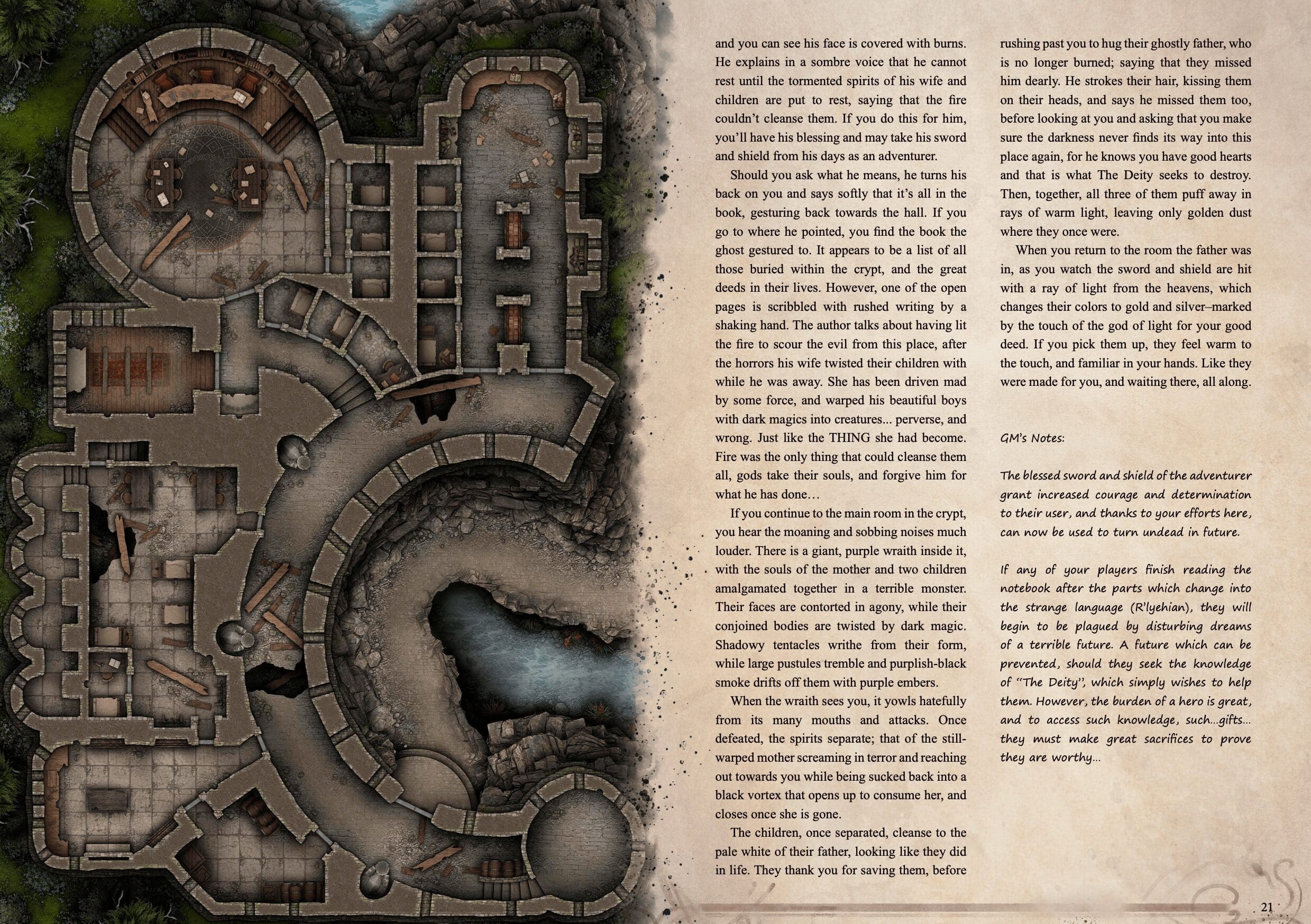 Bleakcove Campaign Sourcebook with Foundry VTT Ready & Printable DnD Battlemaps (System Agnostic) - Image 9