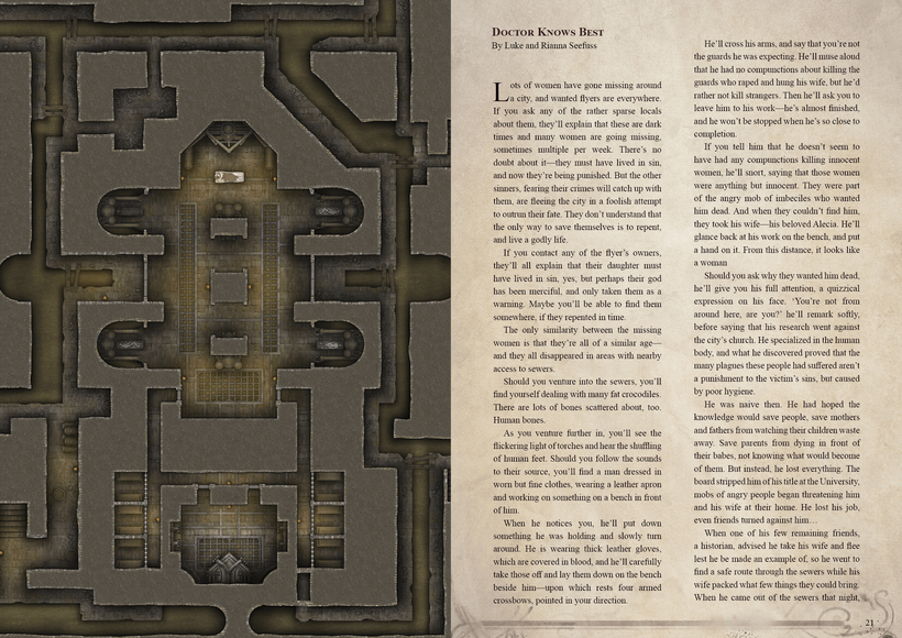 Blackridge Campaign Sourcebook with Foundry VTT Ready & Printable DnD Battlemaps (System Agnostic) - Image 8