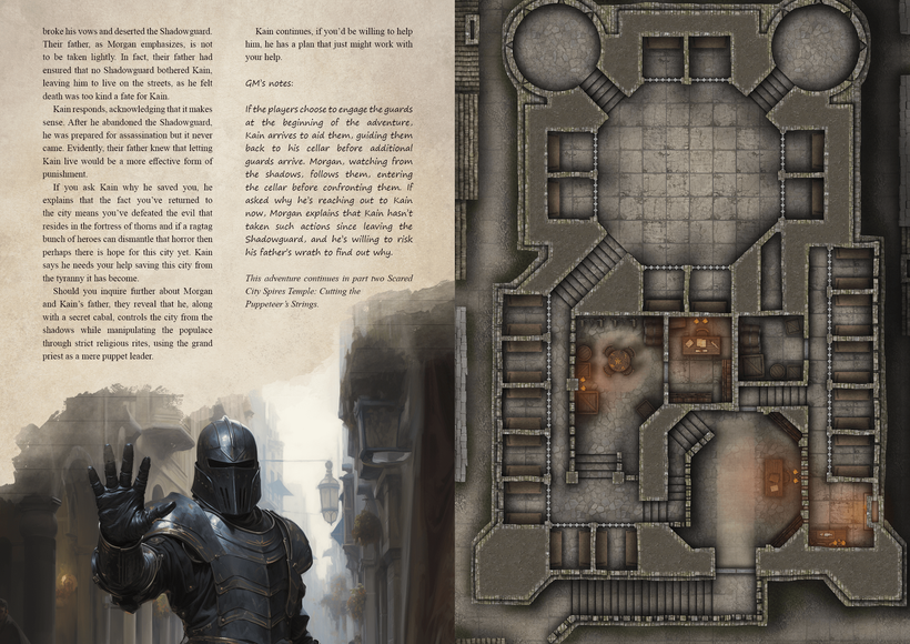 Blackridge Campaign Sourcebook with Foundry VTT Ready & Printable DnD Battlemaps (System Agnostic) - Image 9