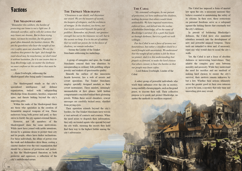 Blackridge Campaign Sourcebook with Foundry VTT Ready & Printable DnD Battlemaps (System Agnostic) - Image 5