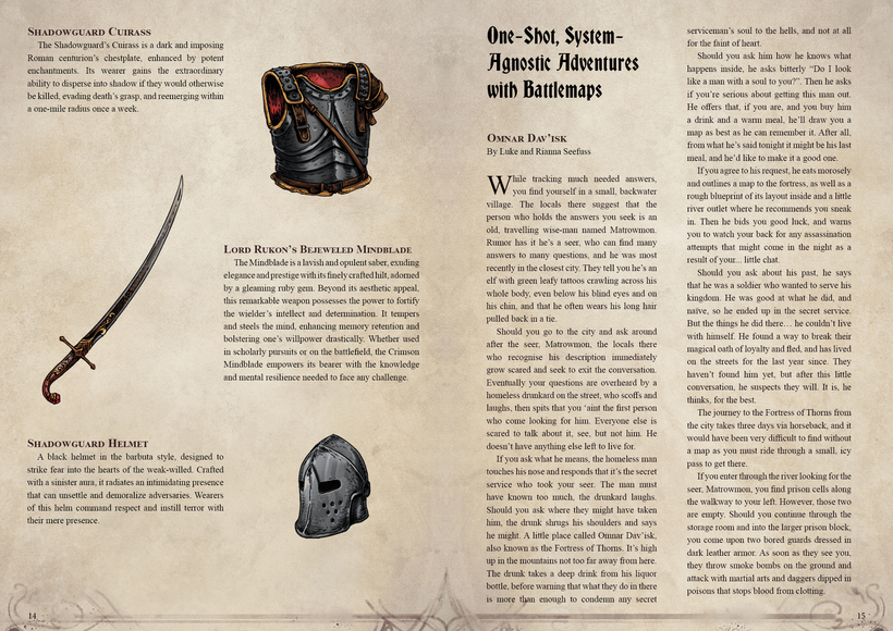 Blackridge Campaign Sourcebook with Foundry VTT Ready & Printable DnD Battlemaps (System Agnostic) - Image 7